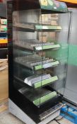 1 x Frijado Multi Deck 60 5 Level Heated Grab and Go Display Warmer - 400v 3 Phase - H197 x W60 x