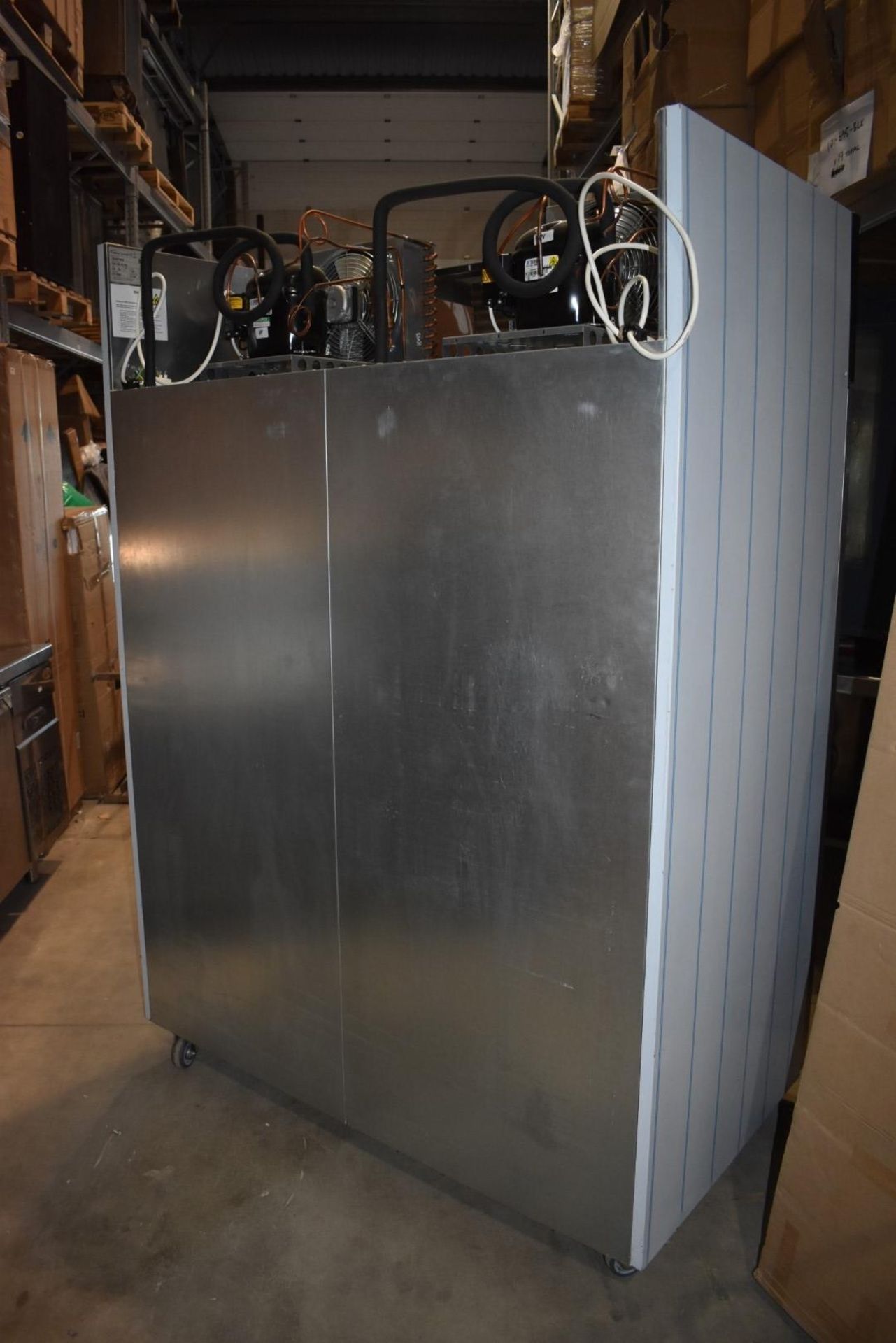 1 x Williams Garnet 2000 Two Door Upright Fish / Meat Fridge With Stainless Steel Finish - Model - Image 12 of 15