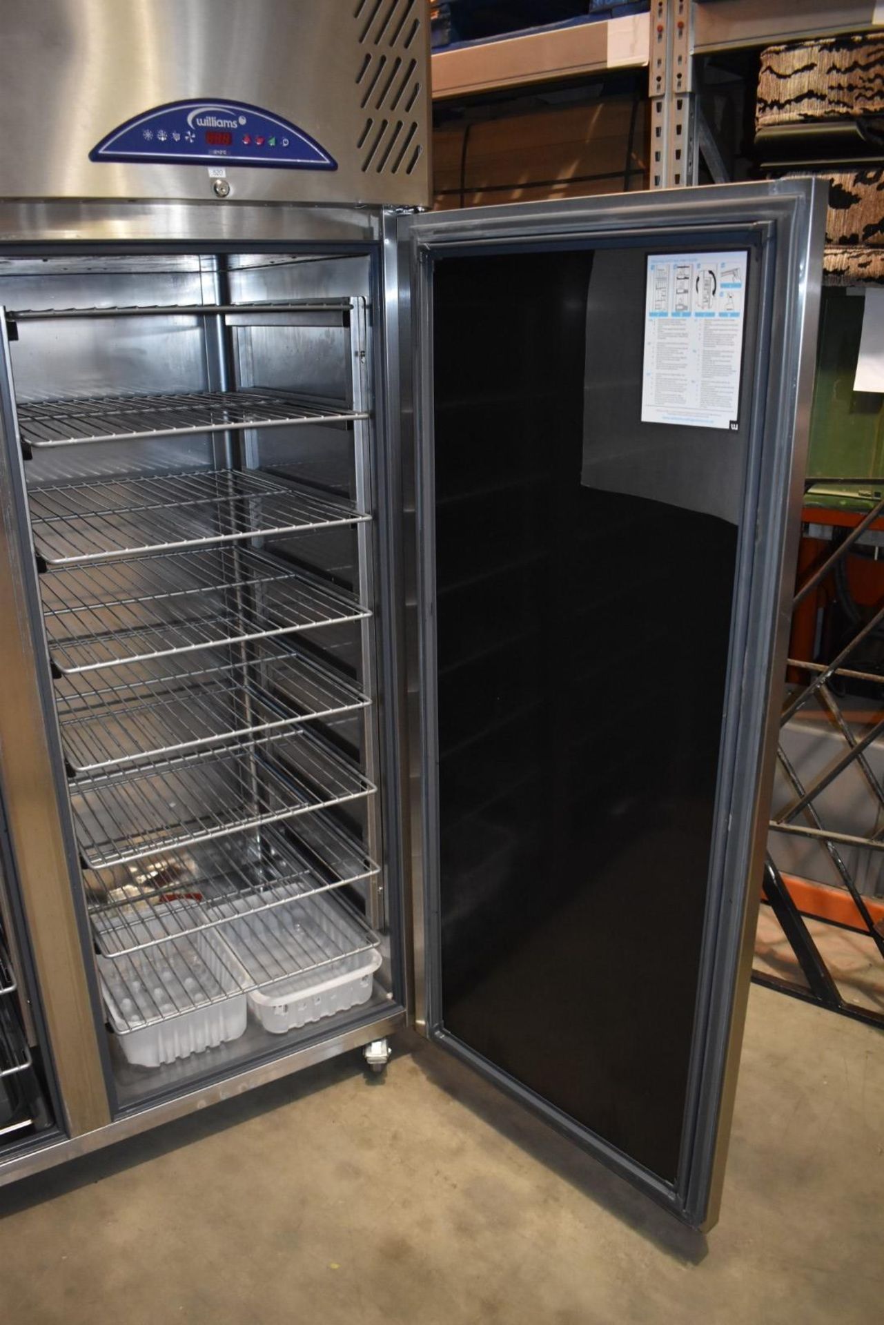 1 x Williams Garnet 2000 Two Door Upright Fish / Meat Fridge With Stainless Steel Finish - Model - Image 13 of 14