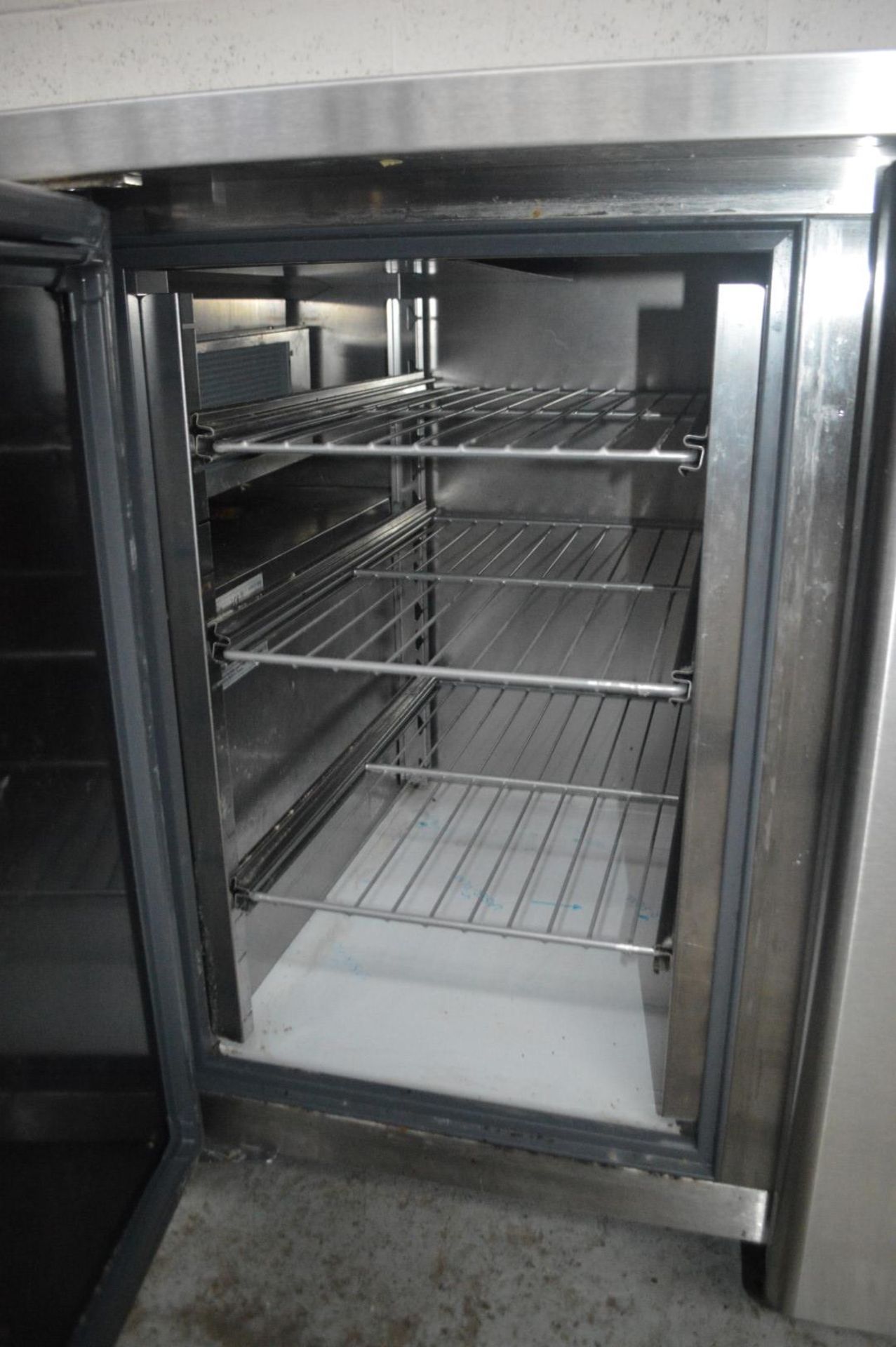 1 x Stainless Steel Williams 2-Door Commercial Kitchen refrigerated Prep Unit (HO2SSHCR2) - - Image 2 of 7