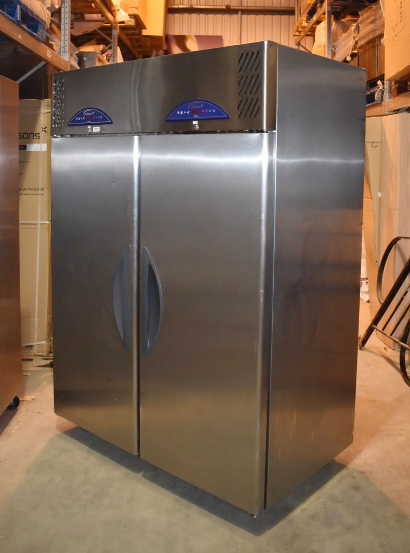 1 x Williams Garnet 2000 Two Door Upright Fish / Meat Fridge With Stainless Steel Finish - Model - Image 5 of 14