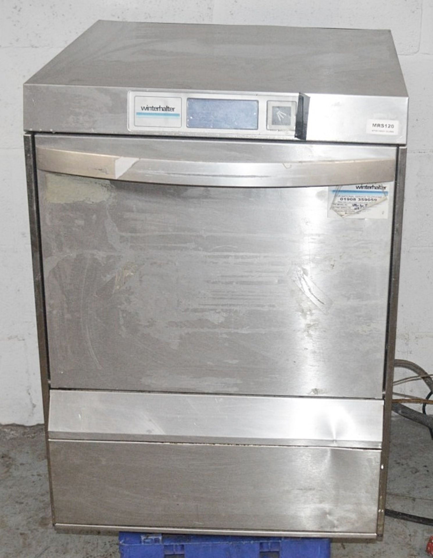 1 x Winterhalter UC-L Undercounter Commercial Kitchen Dishwasher - Dimensions: H102 x W60 x