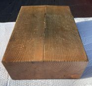 11 x Solid Wood Bench Seating Blocks Crafted Thomas Interiors - Unused Stock From Major Restaurant