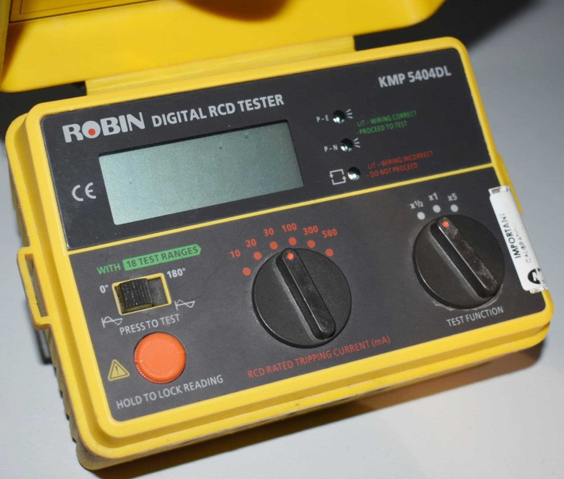1 x Robin Digital RCD Tester Model KMP 5404DL   PME308