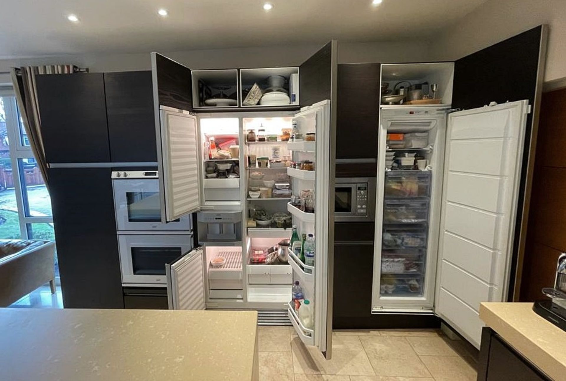 1 x Bespoke SIEMATIC Fitted Kitchen With Gaggenau Appliances, Silstone Worktops, Central Island - Image 49 of 83