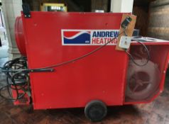 1 x Helios 150c Large Industrial Diesel Space Heater - CL573 - Location: Leicester LE1 This heater