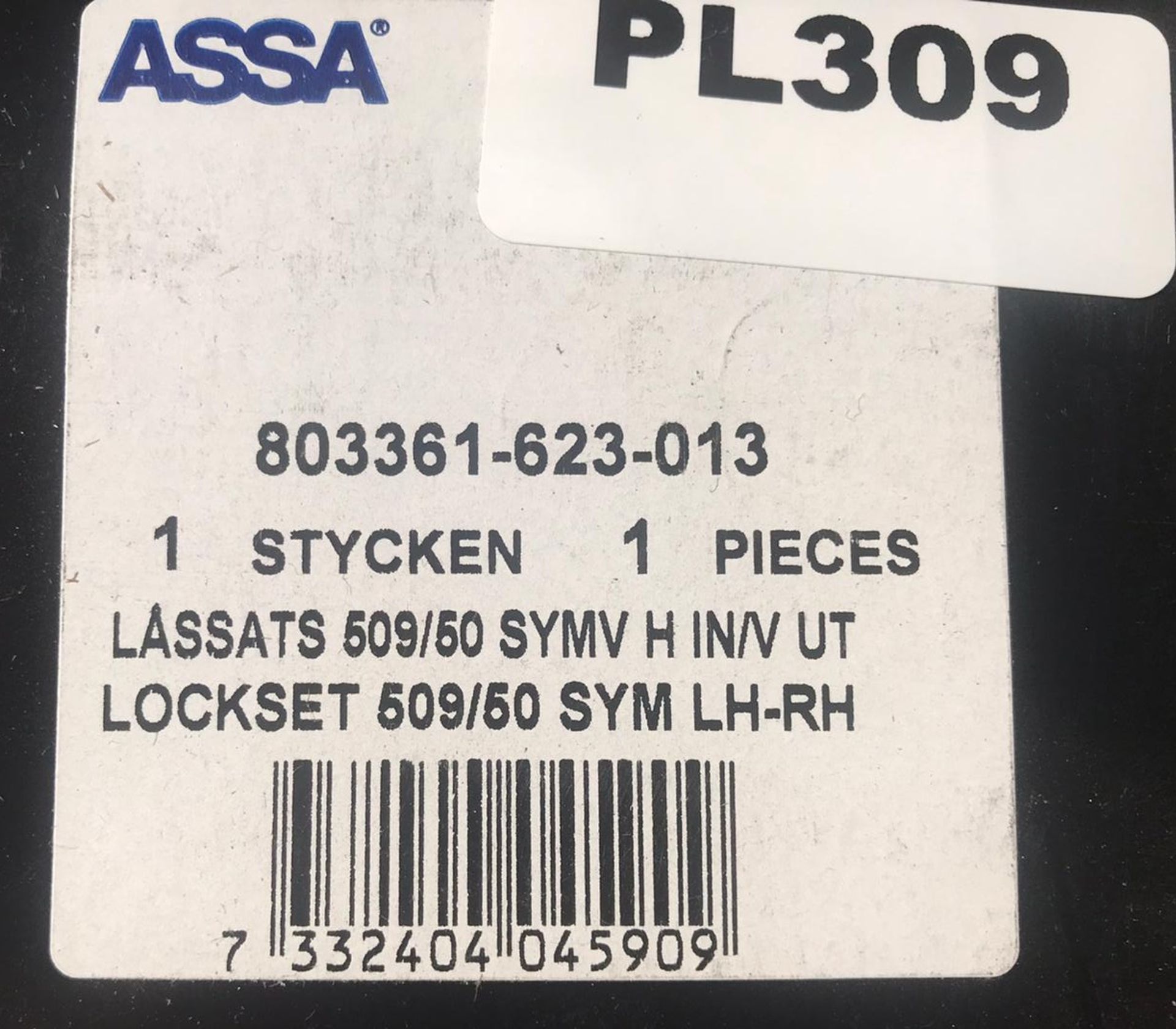 10 x Assa Lock Case 509/50 LH-RH - Brand New Stock - RRP £400 - CL538 - Ref: Pallet in2-46 / PL309 - - Image 2 of 4