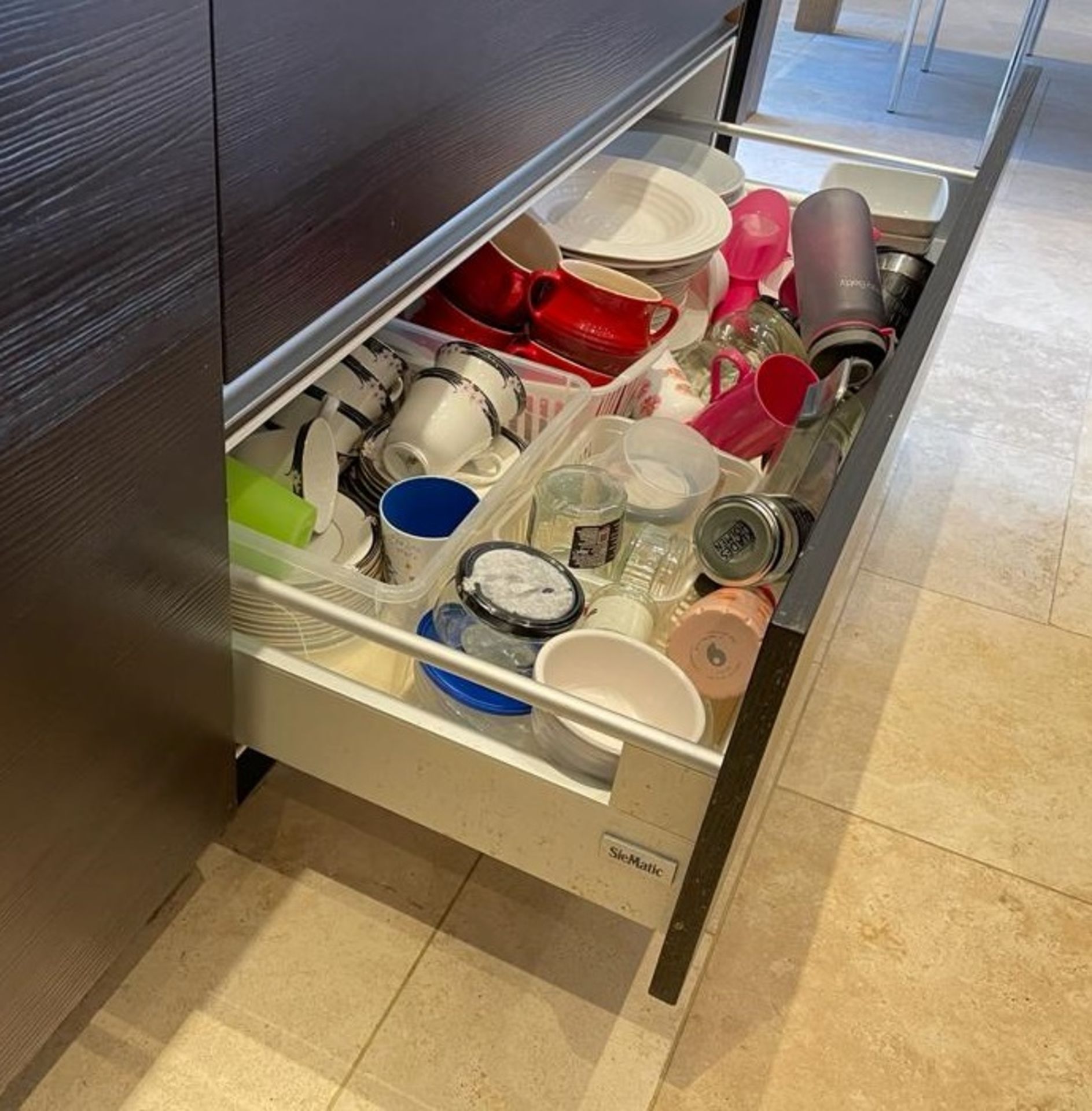 1 x Bespoke SIEMATIC Fitted Kitchen With Gaggenau Appliances, Silstone Worktops, Central Island - Image 80 of 83