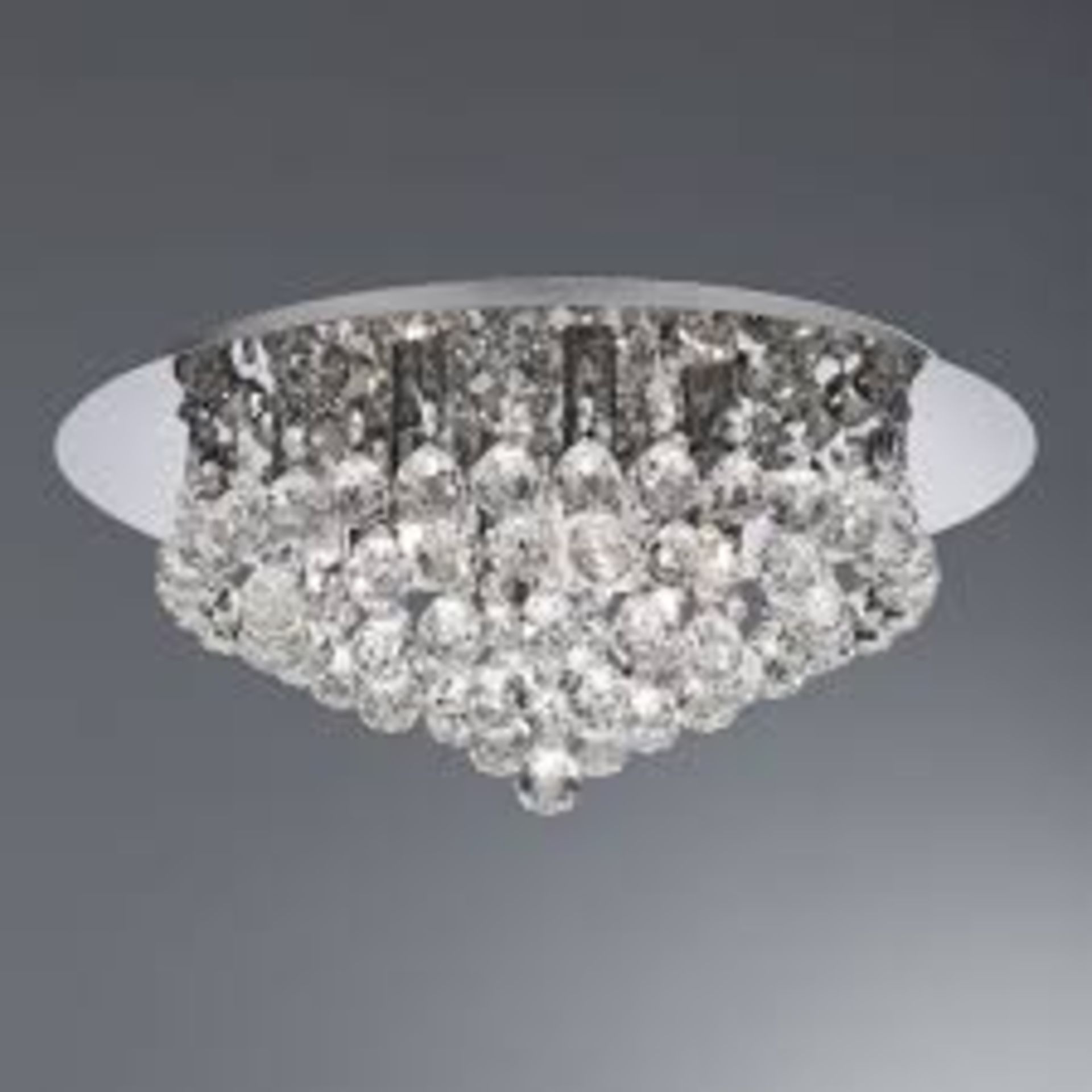 1 x Searchlight Hanna 6 light Flush Clear Crystal - RRP: £280 - Location: Altrincham WA14 - Image 3 of 3