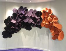 1 x Kvadrat Cloud Three-Dimensional Contemporary Wall Art - 100% Wool - Designed By Ronan and