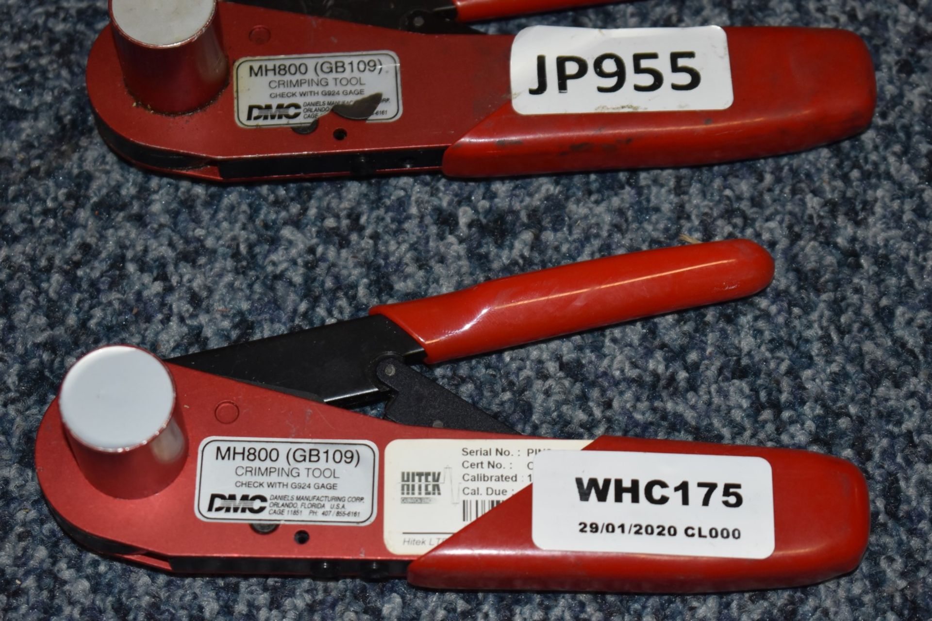 3 x DMC MH800 Crimping Tools - Ref WHC175 WH2 - CL011 - Location: Altrincham WA14 - Image 2 of 2