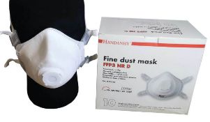 1,000 x Handanhy Fold Flat Disposable Face Masks With Exhalation Valves - Type HY8232 FFP3 - PPE