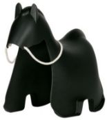 1 x MEIA Contemporary Rocking Horse In Black - Dimensions: H61xW80xD41cm - Brand New Stock
