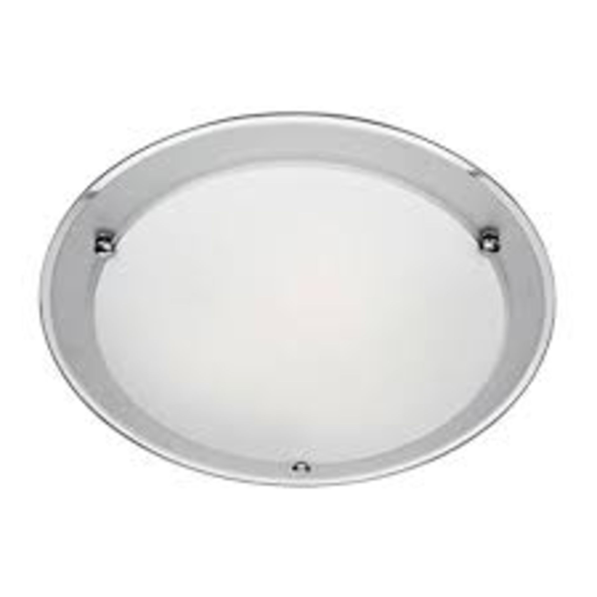 1 x Searchlight Flush fitting with a frosted glass diffuser - Ref: 8232-32 - New and Boxed Stock - Image 2 of 2