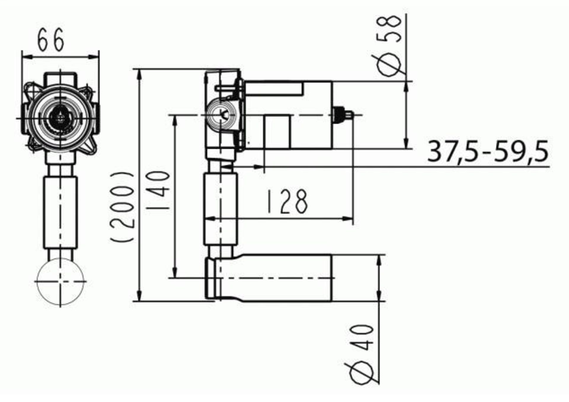 1 x Ideal Standard JADO "Glance" Concealed Parts (A5348NU) - Chrome Finish - New / Unused Boxed Stoc - Image 7 of 8