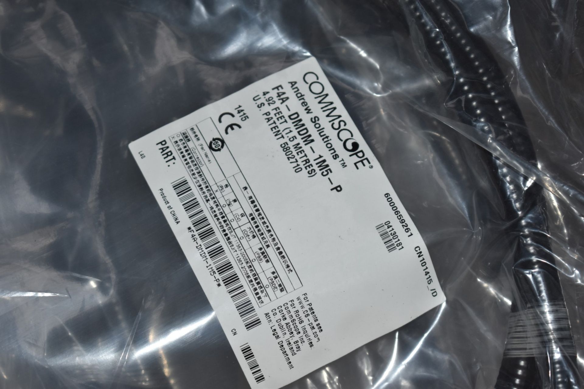 22 x Commscope Heliax Superflexible SureFlex Jumper Cables With Interfaces - Brand New - Type F4A- - Image 5 of 5