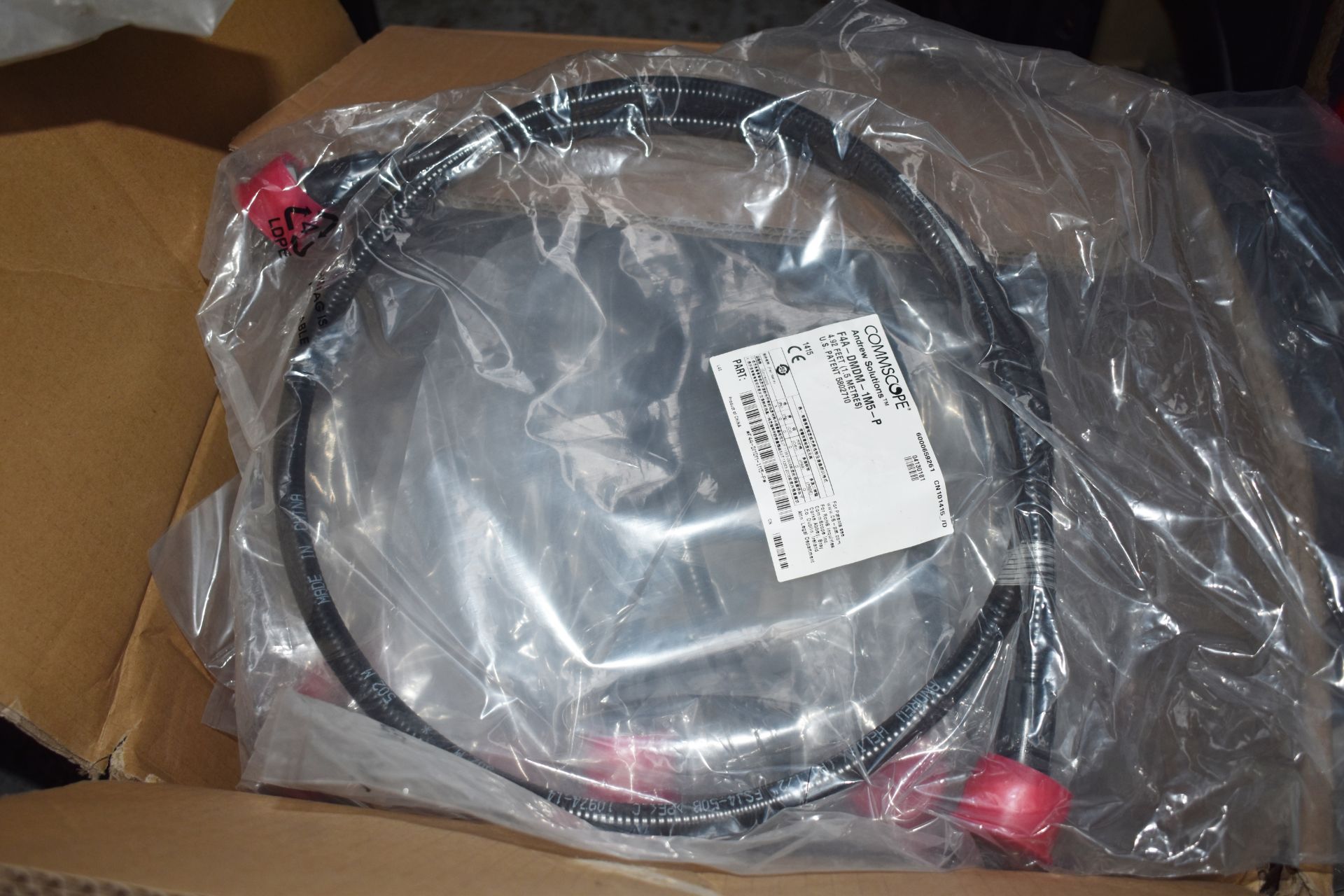 22 x Commscope Heliax Superflexible SureFlex Jumper Cables With Interfaces - Brand New - Type F4A-