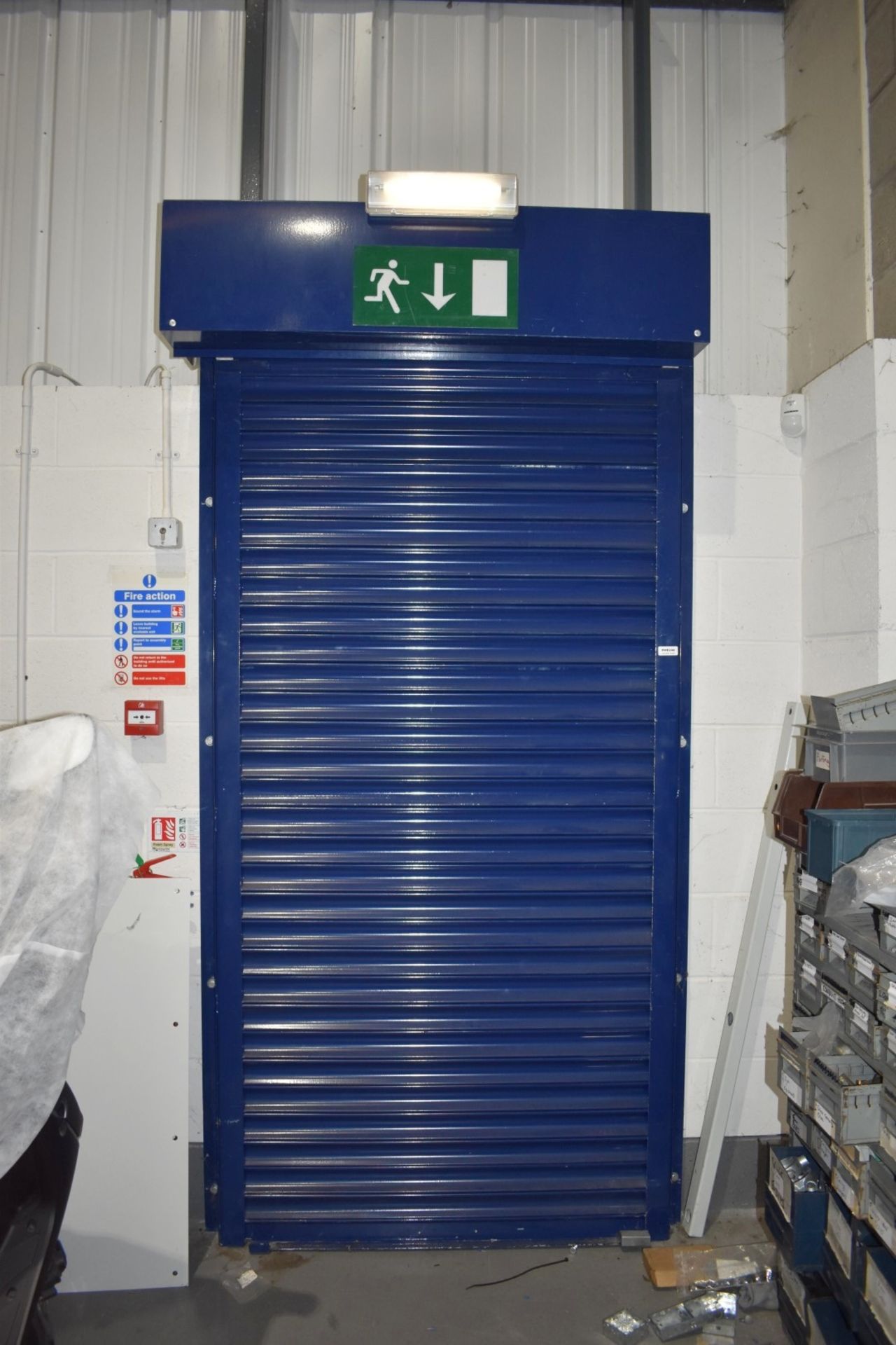 1 x Single Door Security Shutter With Automatic Key Lock