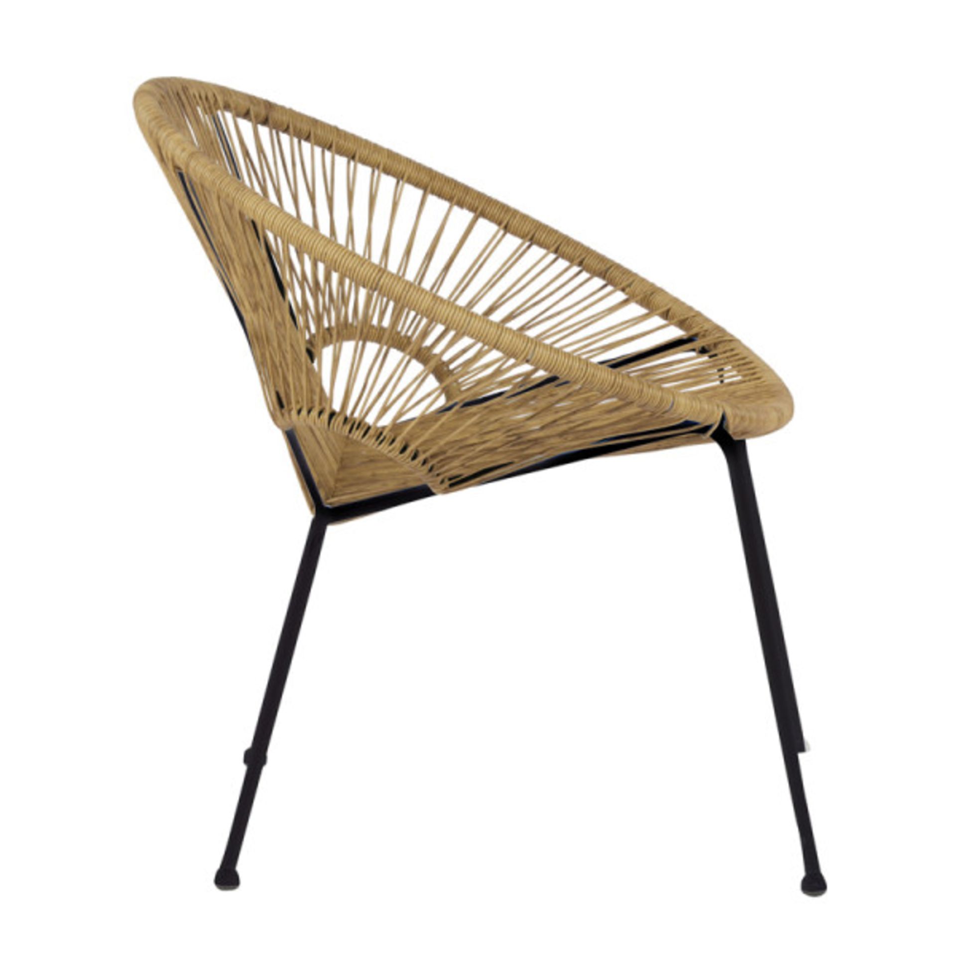 1 x  LUCCA Designer Rattan Chair By Woood Design - Dimensions: Height: 73cm x Length: 69cm x - Image 3 of 3