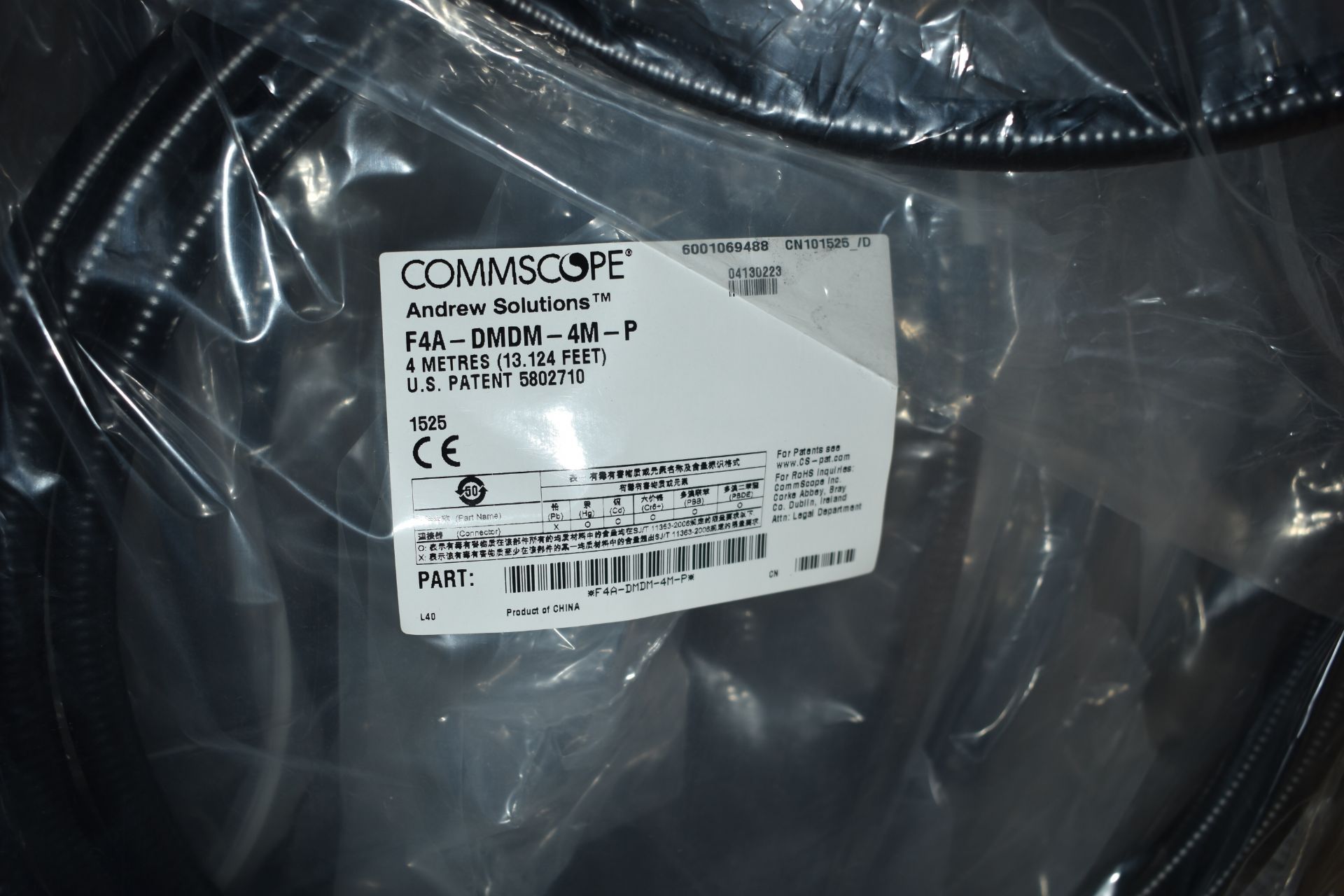 22 x Commscope Heliax Superflexible SureFlex Jumper Cables With Interfaces - Brand New - Type F4A- - Image 3 of 5