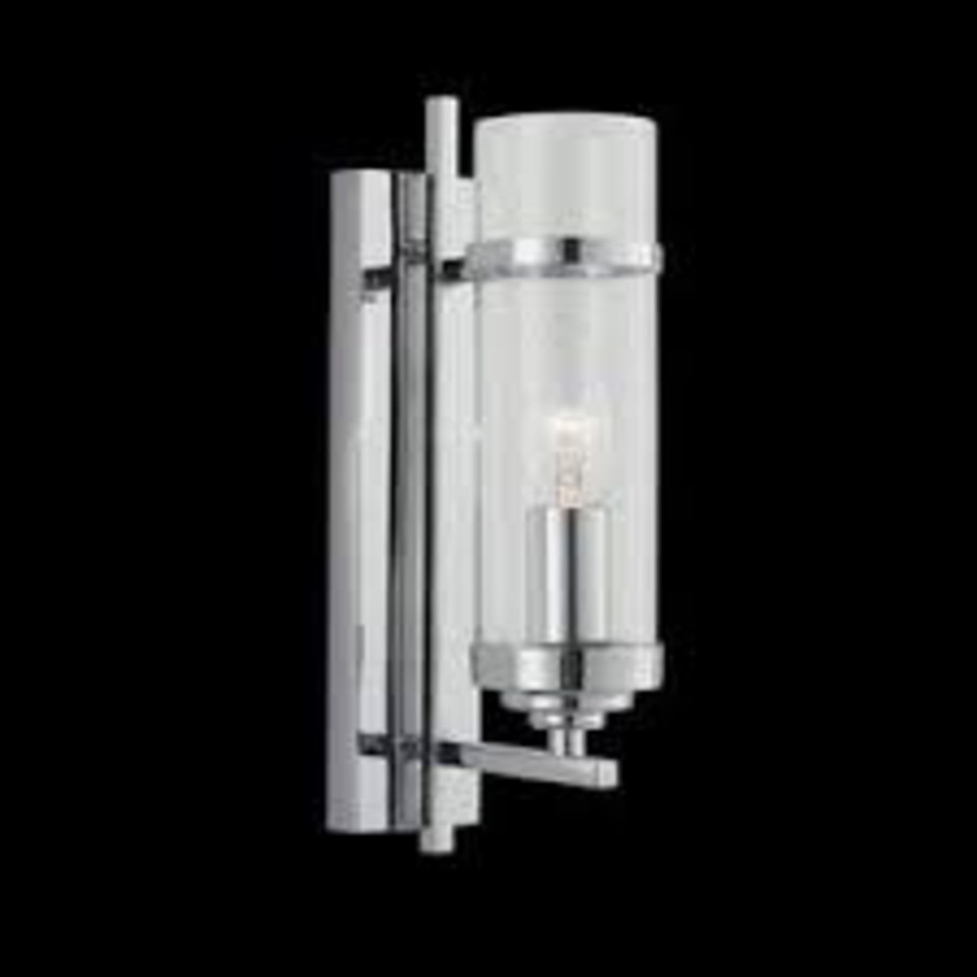 1 x Searchlight Milo Wall Light in polished chrome - Ref: 3091-1CC - New and Boxed - RRP: £65.00 - Image 2 of 4