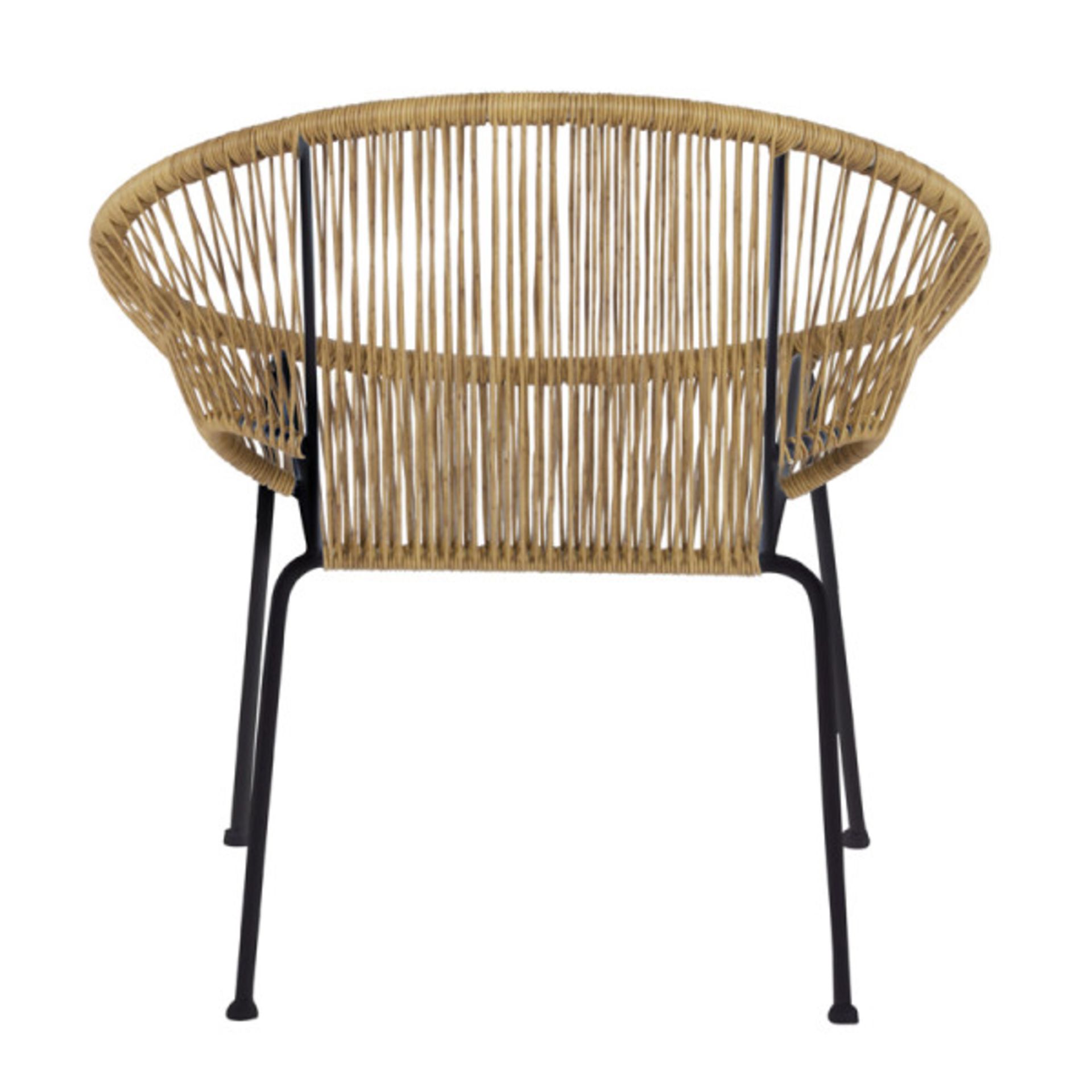 1 x  LUCCA Designer Rattan Chair By Woood Design - Dimensions: Height: 73cm x Length: 69cm x - Image 2 of 3