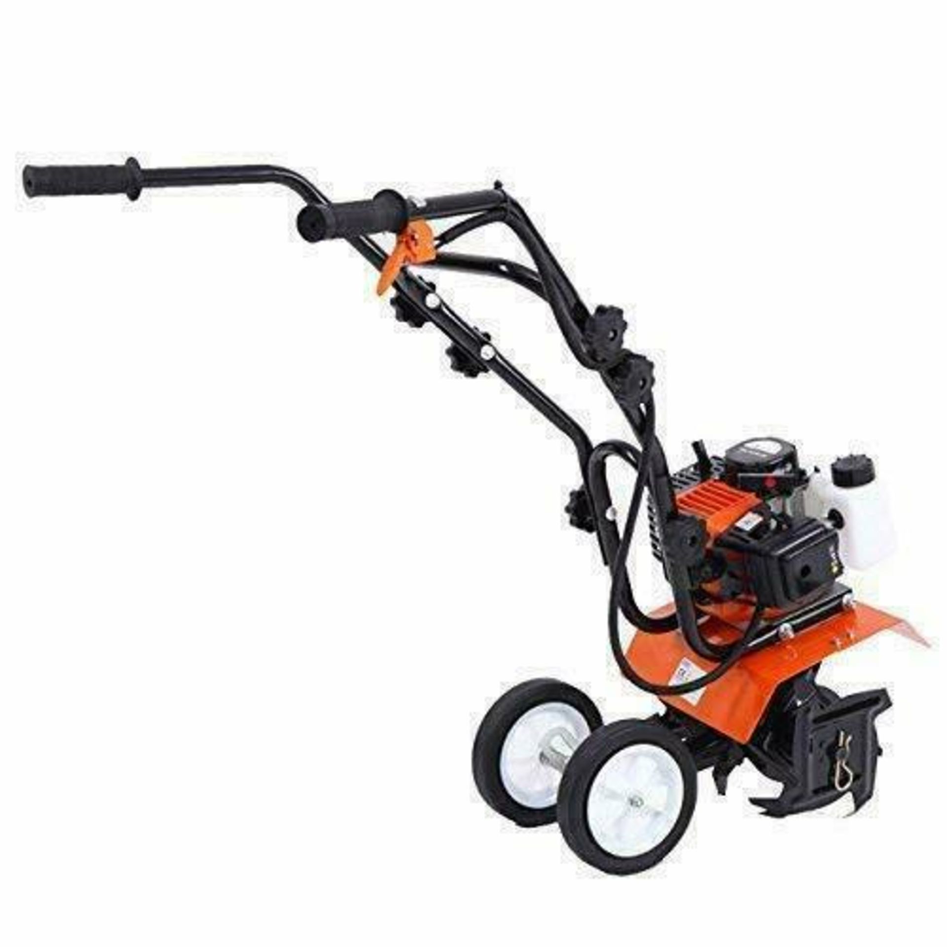 1 x High Performance 52cc Petrol Garden Cultivator - Mini Garden Tiller & Rotavator - Brand New - Image 7 of 8