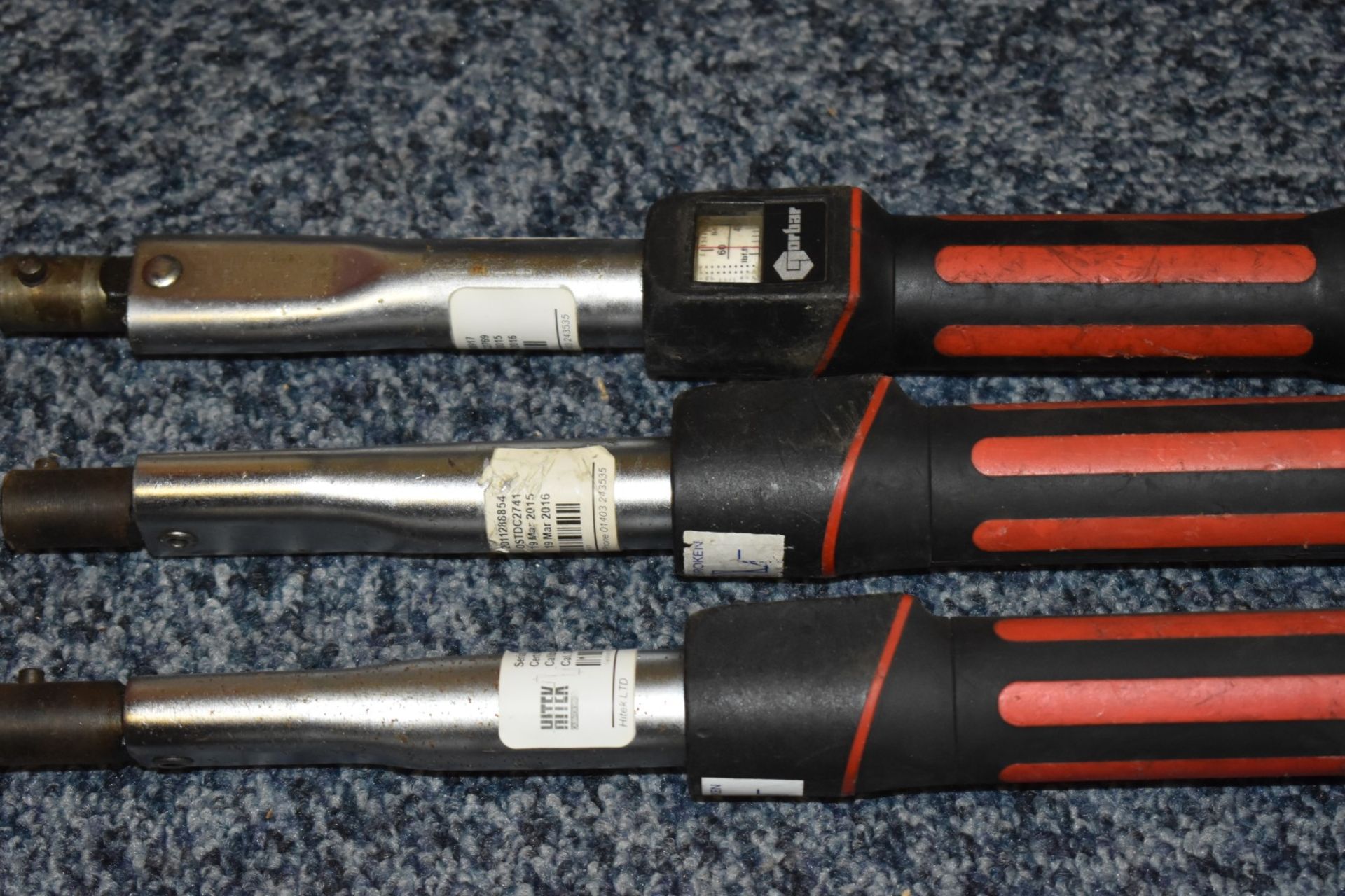 5 x Norbar 60TH Adjustable Torque Wrench Tools With Two Attachments - Approx RRP £550 - Ref WHC173 - Image 2 of 6