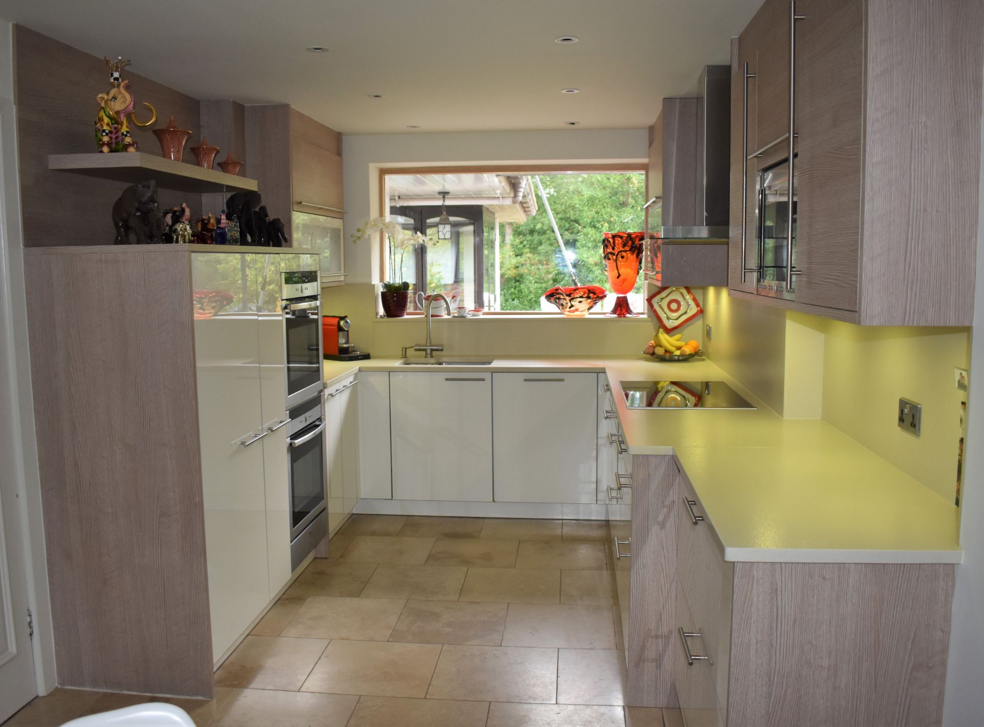 1 x Pronorm Einbauküchen German Made Fitted Kitchen With Contemporary High Gloss Cream Doors and - Image 40 of 51