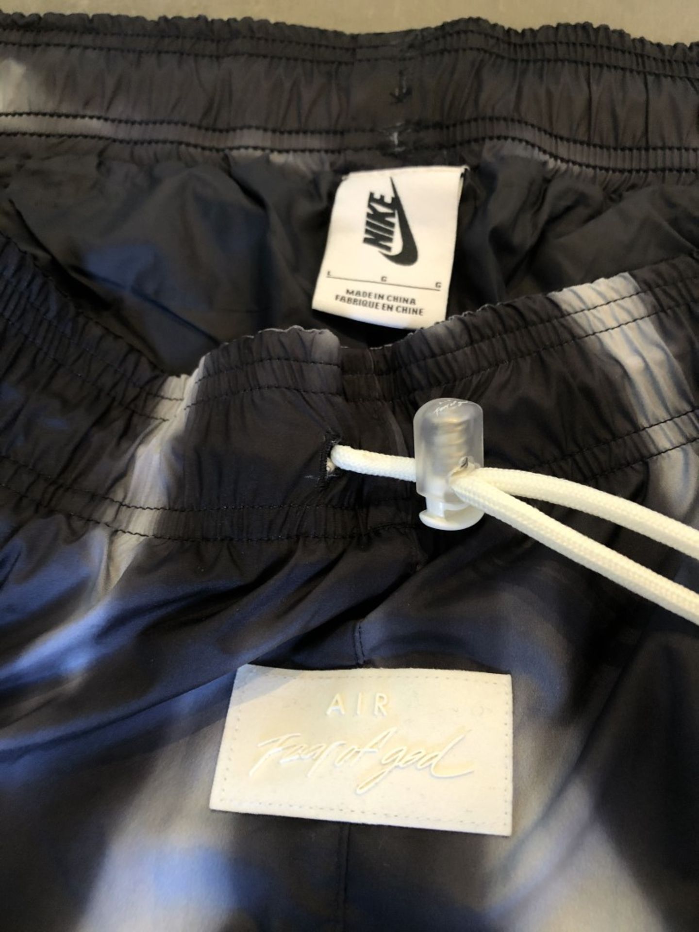 1 x Pair Of Men's Genuine Nike 'Air Fear Of God' Tracksuit Bottoms - Size (EU/UK): L/L - - Image 3 of 6