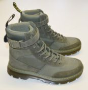1 x Pair Of Men's Genuine Dr. Martens Boots - Colour: Combs Tech Green - Size (EU/UK): 45/10 - As
