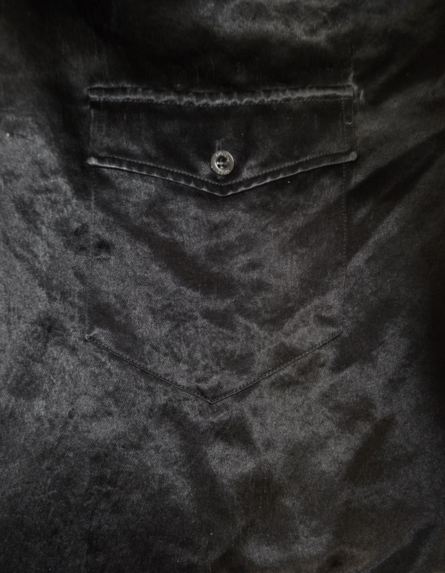 1 x Men's Genuine Gucci Horsebit-print Short-sleeved Silk-blend Shirt In Black - Original RRP £750 - Image 11 of 13