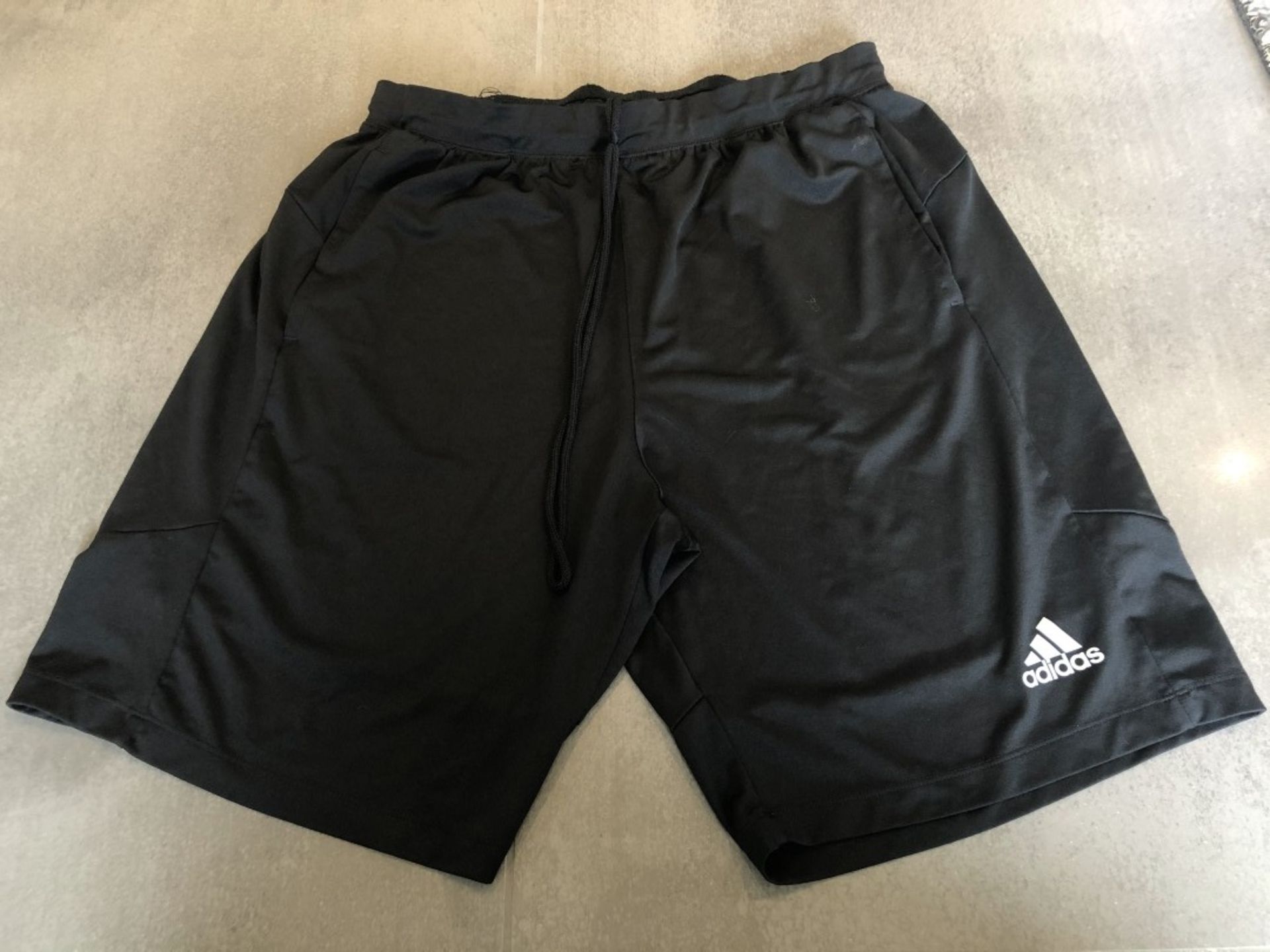 4 x Assorted Pairs Of Men's Genuine Adidas Shorts - AllIn Black - Sizes: L-XL - Preowned - Image 14 of 23