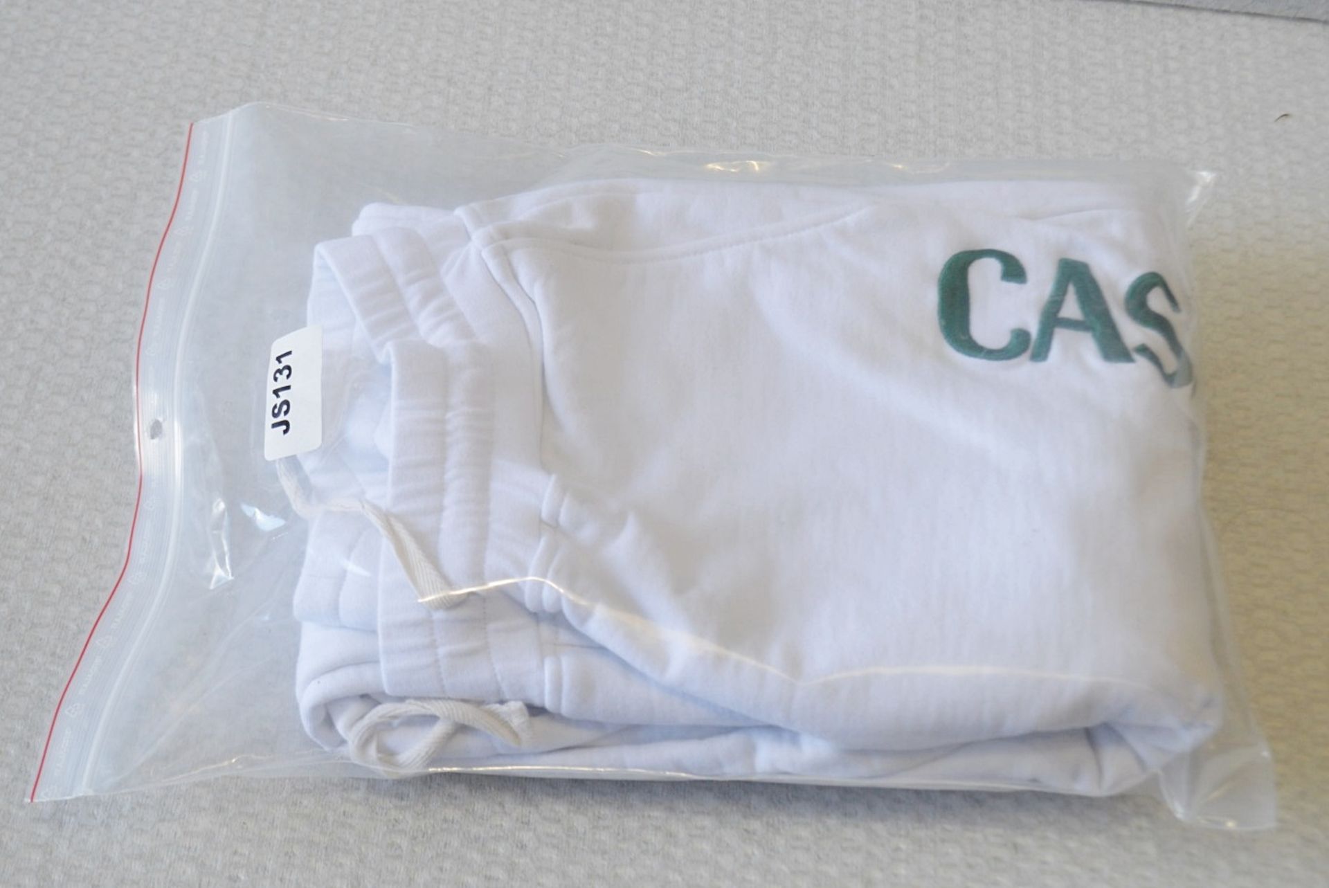 1 x Pair Of Men's Genuine Casablanca Tracksuit Bottoms In White - Size (EU/UK): L/L - Preowned - - Image 6 of 6