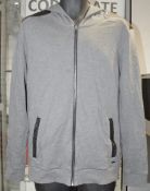1 x Men's Genuine Hugo Boss Tracksuit In Grey - Size: Medium - Includes Hooded Top + Bottoms