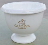 10 x GODIVA Branded Bone China Chocolate Fondu Sets - Recently Removed From An Iconic Tea Room