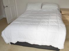 1 x Complete Kingsize Bed Including A Sealy Branded Mattress, Bed Base And Bedding