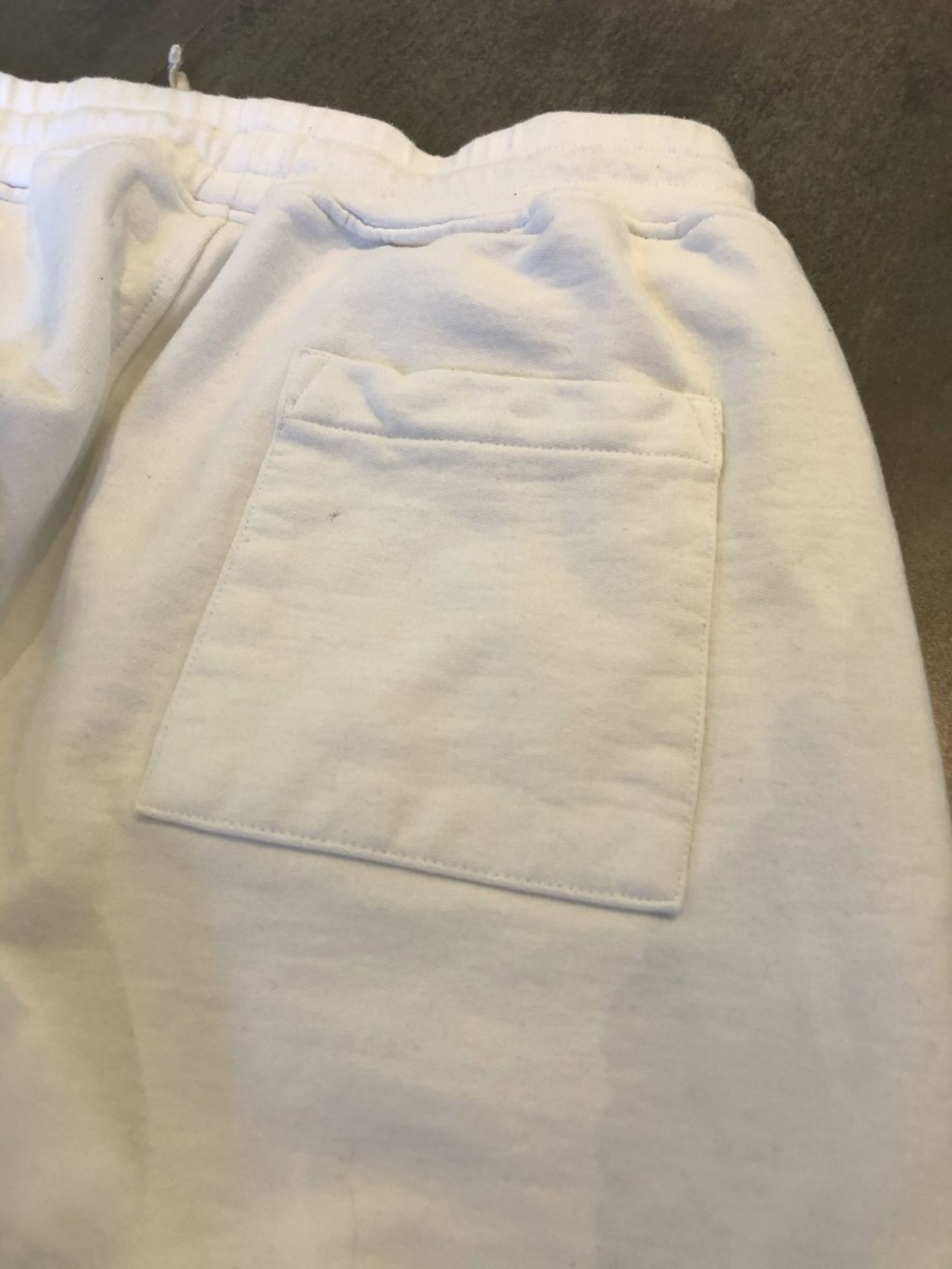 1 x Pair Of Men's Genuine Casablanca Tracksuit Bottoms In White - Size (EU/UK): L/L - Preowned - - Image 5 of 6