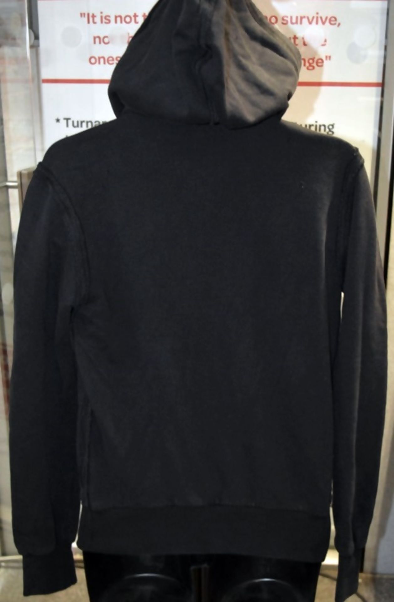 1 x Men's Genuine Dolce & Gabbana Zip Hoodie In Black - Size: 46 - Preowned In Very Good - Image 7 of 9