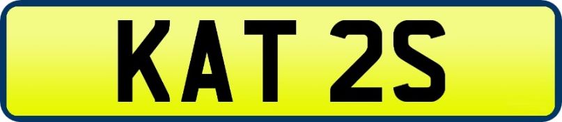 1 x Private Vehicle Registration Car Plate - KAT 2S - CL590 - Location: Altrincham WA14