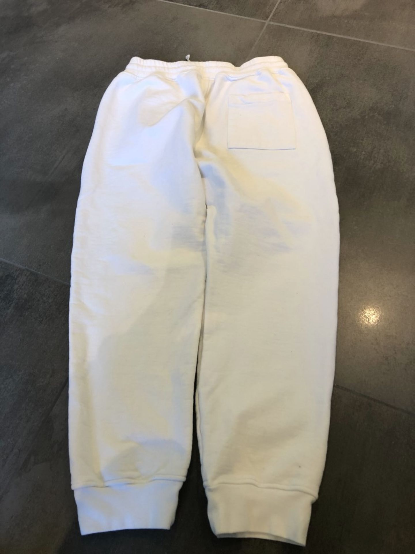 1 x Pair Of Men's Genuine Casablanca Tracksuit Bottoms In White - Size (EU/UK): L/L - Preowned - - Image 4 of 6