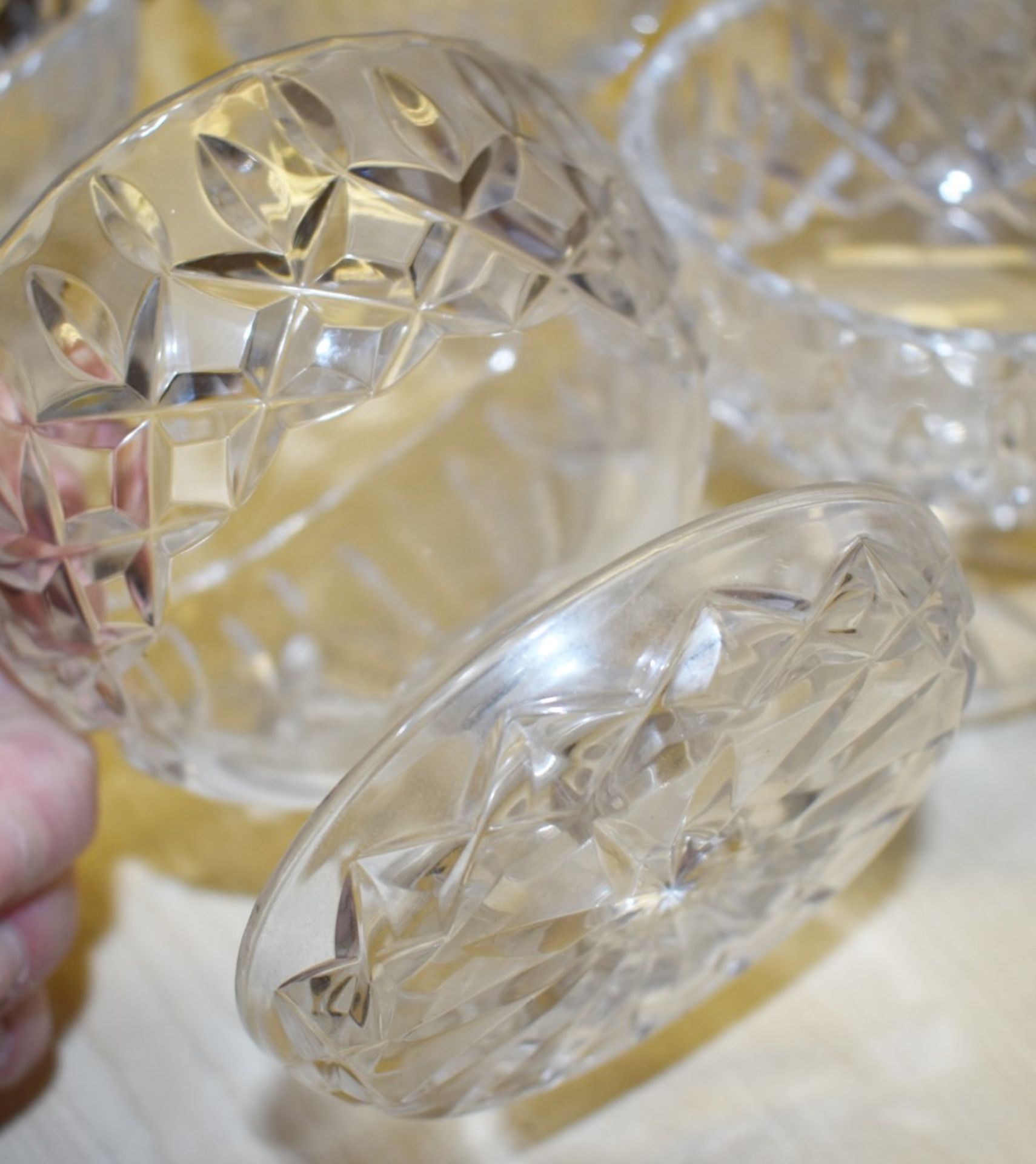 6 x Czechoslovakian Crystal Desert Dishes - Unused - No VAT on the Hammer - CL641 - Location: - Image 6 of 7