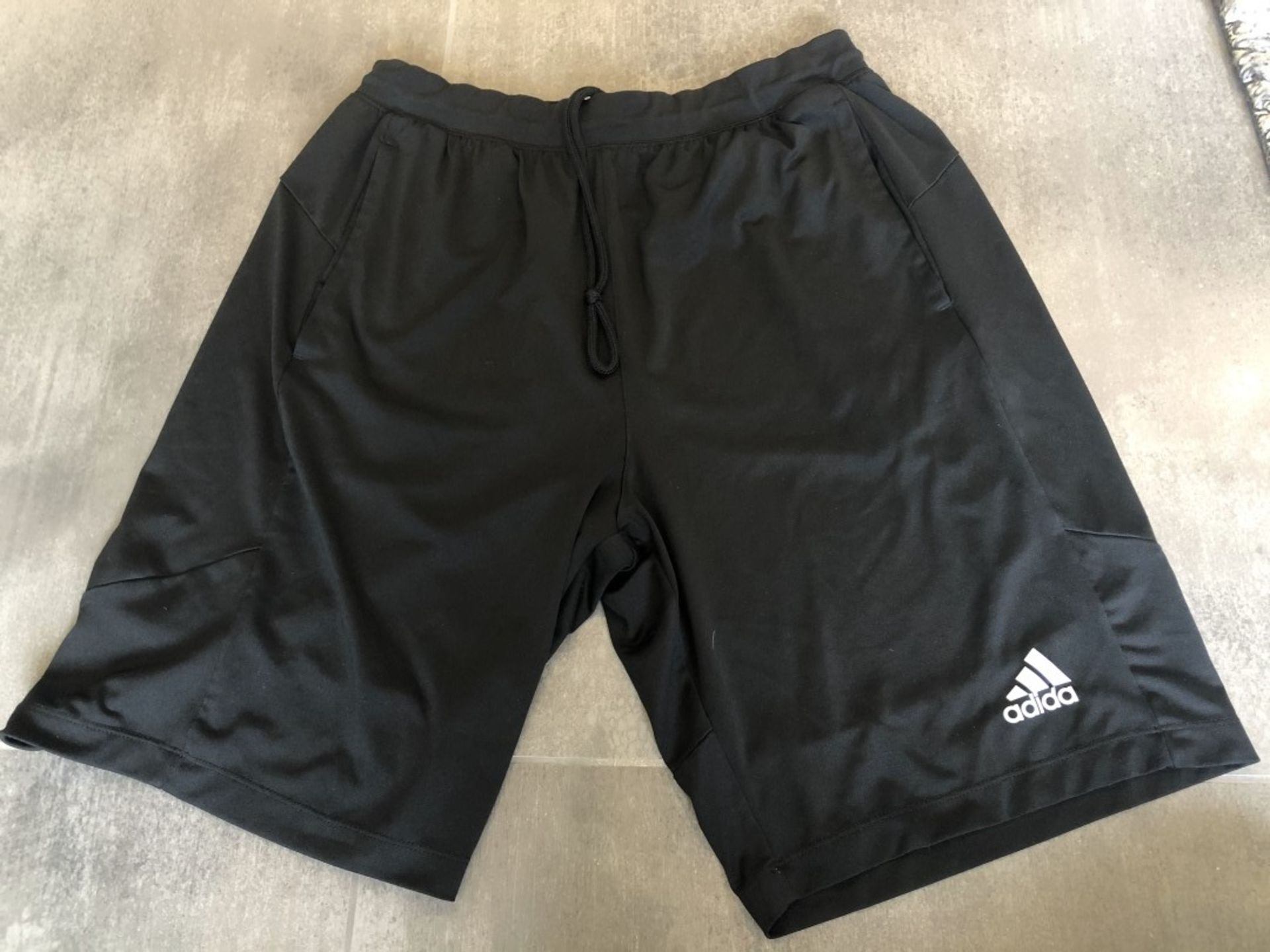 4 x Assorted Pairs Of Men's Genuine Adidas Shorts - AllIn Black - Sizes: L-XL - Preowned - Image 3 of 23