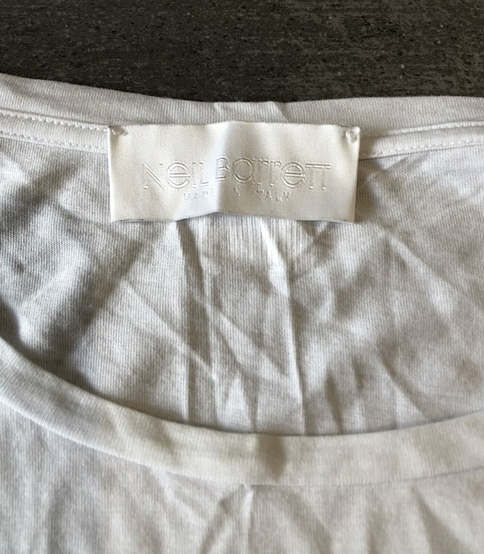 1 x Men's Genuine Neil Barrett Designer T-Shirt In White - Preowned - Ref: JS169 - NO VAT - Image 4 of 7