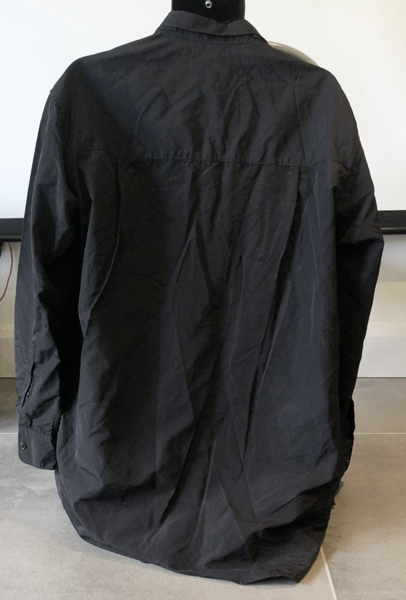 1 x Men's Genuine Andrea Ya-Aqov Long Sleeve Shirt In Black - Size (EU/UK): 4/4 - Preowned - Image 3 of 6