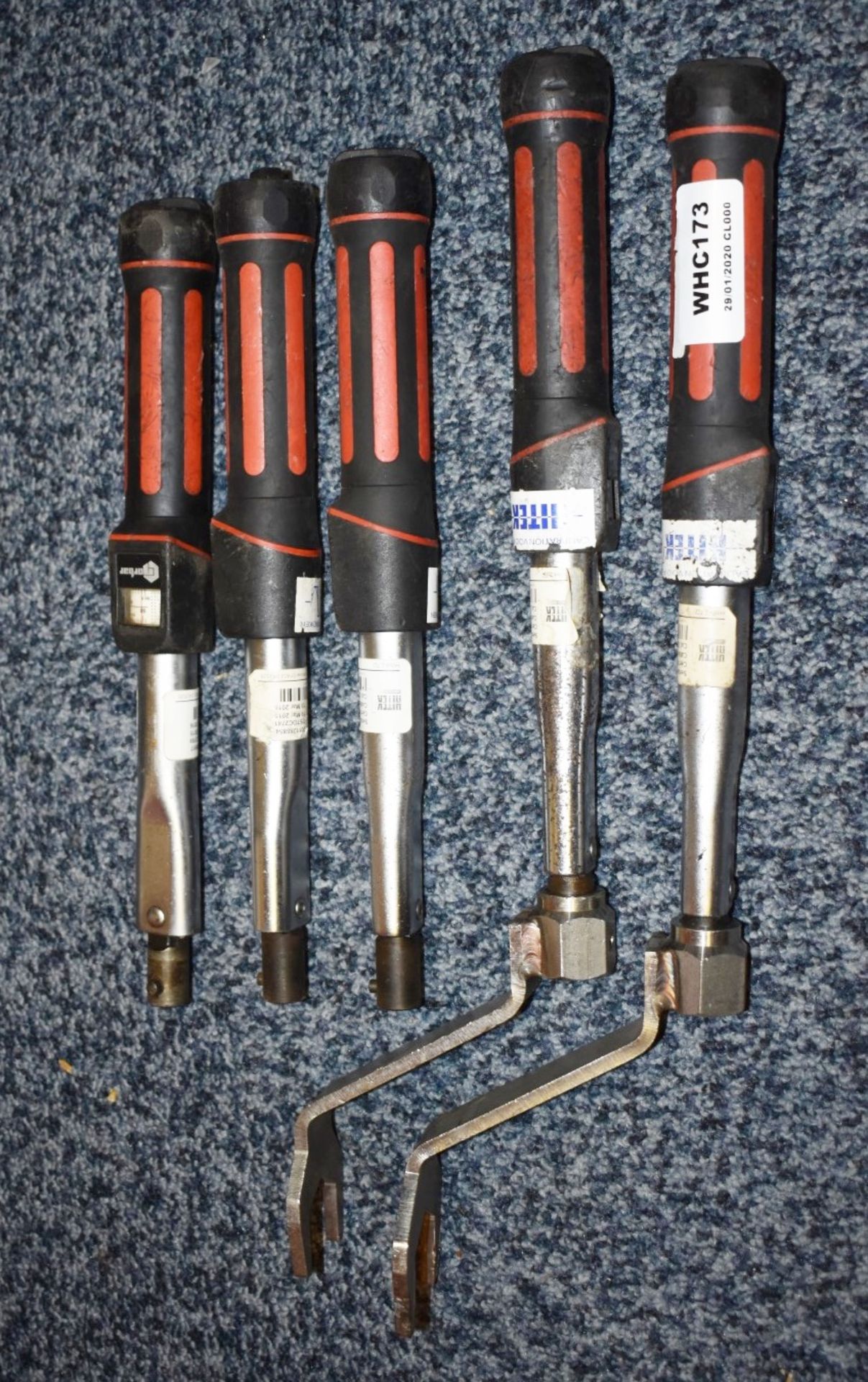 5 x Norbar 60TH Adjustable Torque Wrench Tools With Two Attachments - Approx RRP £550 - Ref WHC173 - Image 3 of 6