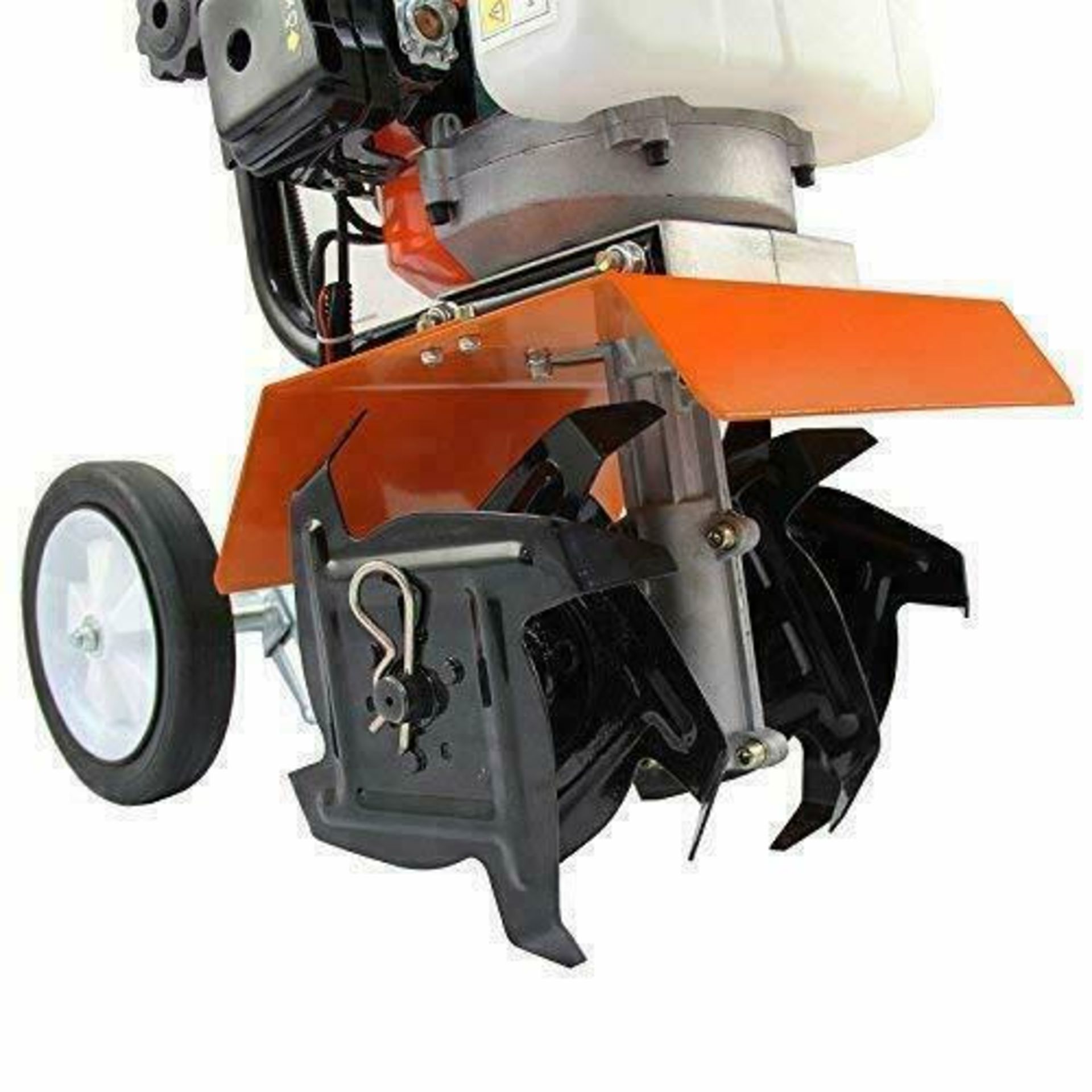 1 x High Performance 52cc Petrol Garden Cultivator - Mini Garden Tiller & Rotavator - Brand New - Image 5 of 8