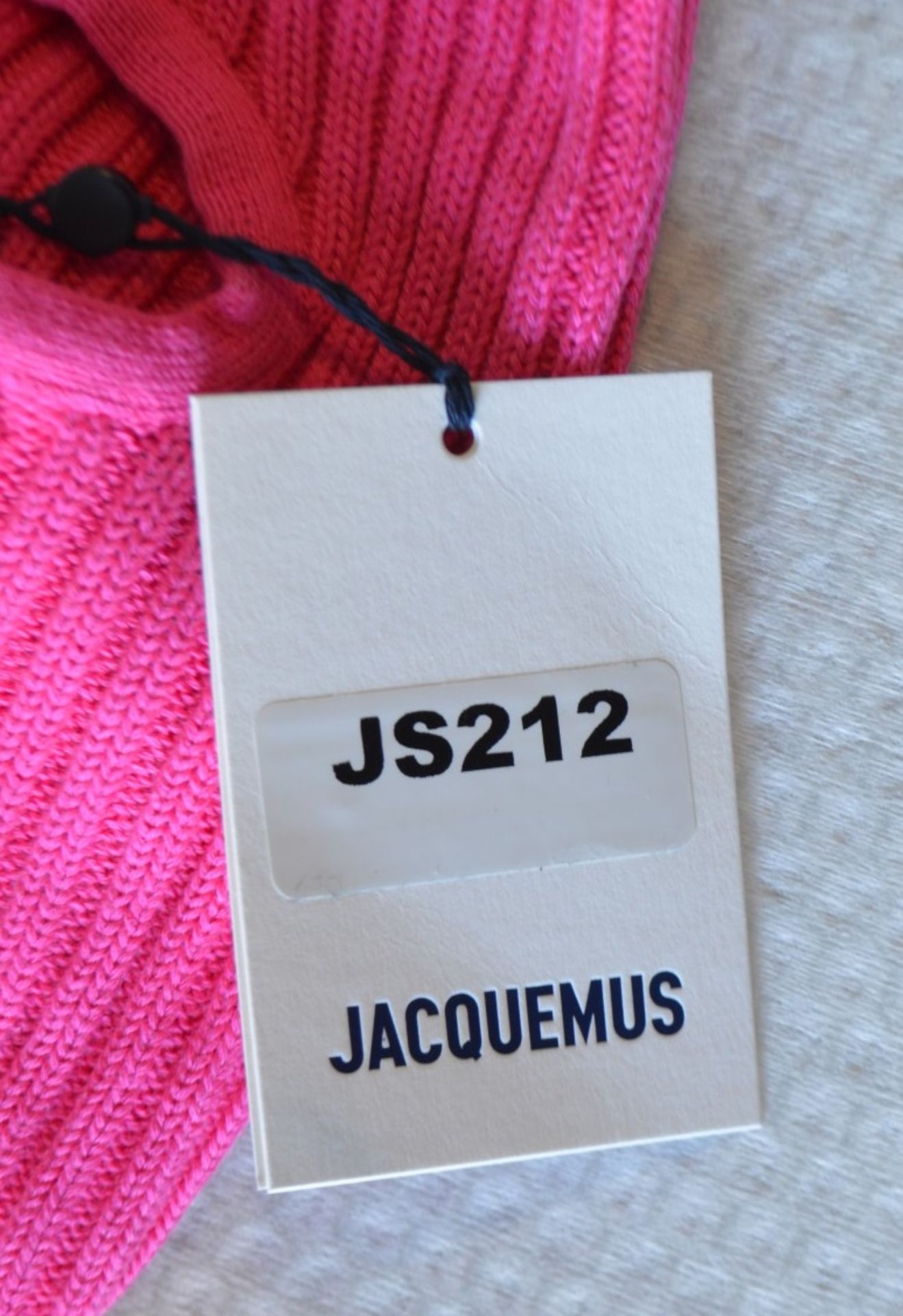 1 x Genuine Jaquemus Hat - Pink - Preowned - Ref: JS212 - NO VAT ON THE HAMMER - CL645 - Location: - Image 3 of 3