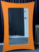 4 x Display Mirrors - 2 x Orange, 2 x Light Green - Dimensions: 118x78cm - Ref: Lot 83 - CL548 -
