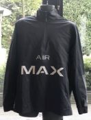 1 x Men's Genuine Nike Airmax Quarterzip Tracksuit In Black - Size (EU/UK): L/L - Preowned - Ref: